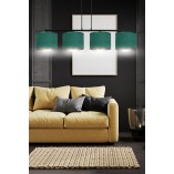 Lampa wisząca Hilde IV zielona | Emibig - Oświetlenie
