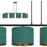 Lampa wisząca Hilde IV zielona | Emibig - Oświetlenie