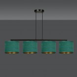 Lampa wisząca Hilde IV zielona | Emibig - Oświetlenie