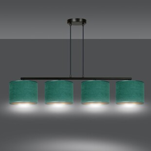 Lampa wisząca Hilde IV zielona | Emibig - Oświetlenie
