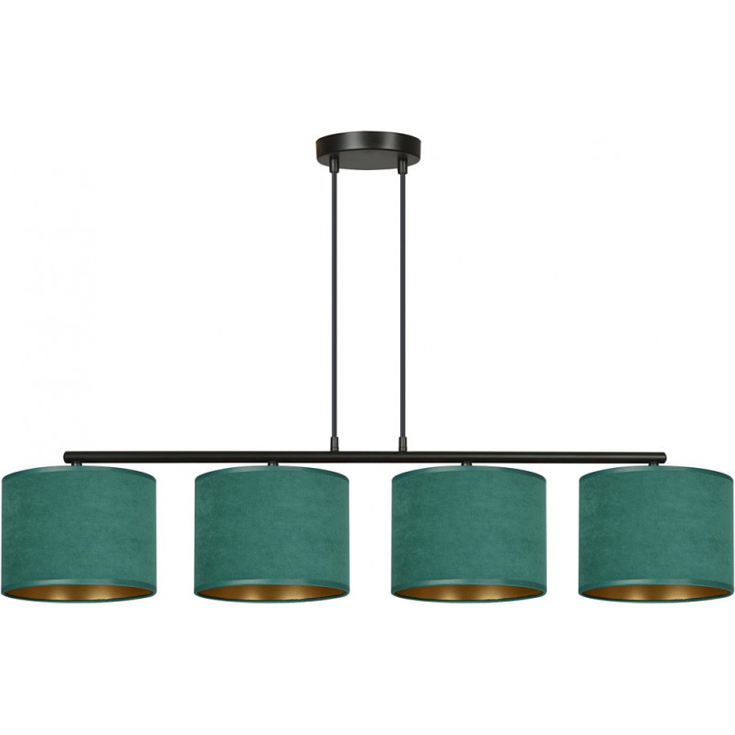 Lampa wisząca Hilde IV zielona | Emibig - Oświetlenie