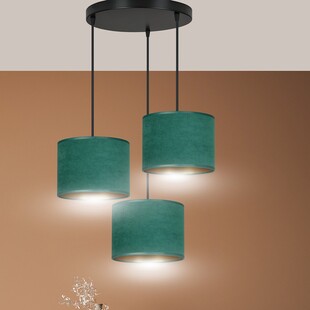 Lampa wisząca zielona Hilde Premium | Emibig - 50cm