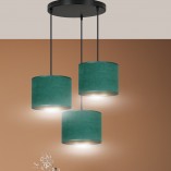 Lampa wisząca zielona Hilde Premium | Emibig - 50cm