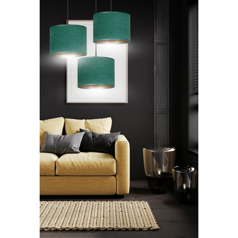 Lampa wisząca zielona Hilde Premium | Emibig - 50cm