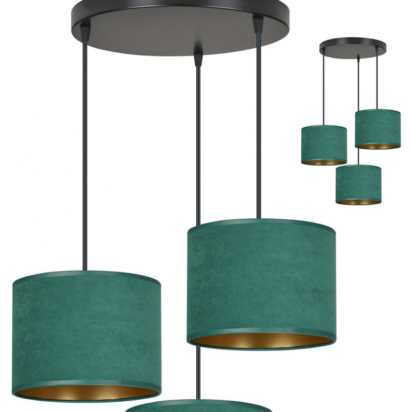 Lampa wisząca zielona Hilde Premium | Emibig - 50cm