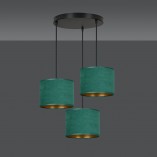 Lampa wisząca zielona Hilde Premium | Emibig - 50cm