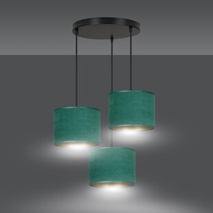 Lampa wisząca zielona Hilde Premium | Emibig - 50cm