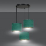 Lampa wisząca zielona Hilde Premium | Emibig - 50cm