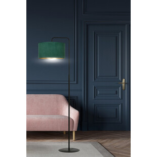 Lampa podłogowa zielona Hilde Emibig | Elegancki design