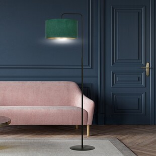 Lampa podłogowa zielona Hilde Emibig | Elegancki design