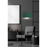 Lampa podłogowa zielona Hilde Emibig | Elegancki design