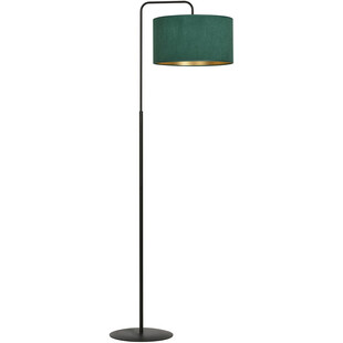Lampa podłogowa z abażurem Hilde zielona Emibig