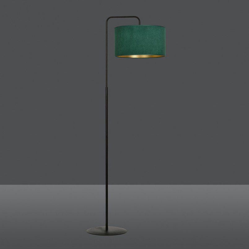 Lampa podłogowa zielona Hilde Emibig | Elegancki design