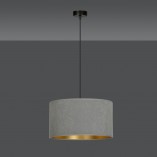 Lampa wisząca szara Hilde Emibig | Średnica 35cm | Sklep z lampami