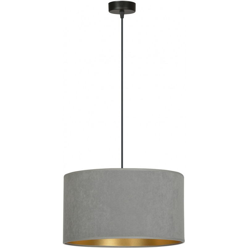 Lampa wisząca szara Hilde Emibig | Średnica 35cm | Sklep z lampami