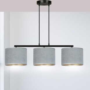 Lampa wisząca Hilde III szara 72cm - Emibig | Elegancki design