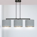 Lampa wisząca Hilde III szara 72cm - Emibig | Elegancki design