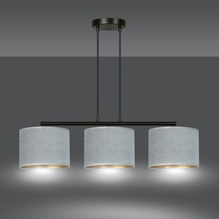 Lampa wisząca Hilde III szara 72cm - Emibig | Elegancki design