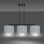 Lampa wisząca Hilde III szara 72cm - Emibig | Elegancki design