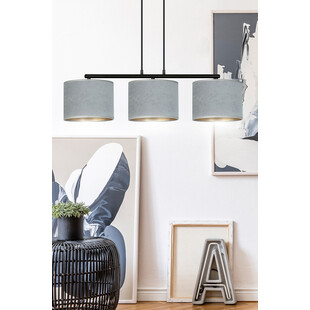 Lampa wisząca Hilde III szara 72cm - Emibig | Elegancki design