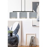 Lampa wisząca Hilde III szara 72cm - Emibig | Elegancki design