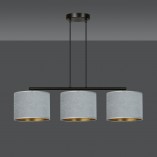 Lampa wisząca Hilde III szara 72cm - Emibig | Elegancki design