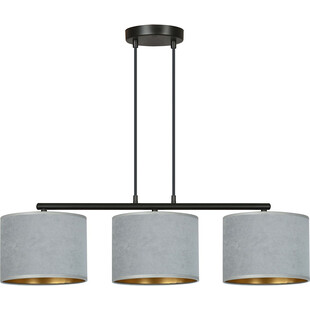 Lampa wisząca Hilde III szara 72cm - Emibig | Elegancki design