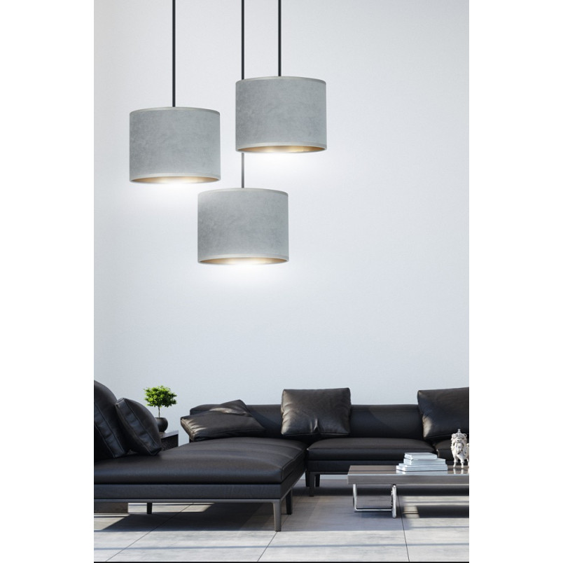 Lampa wisząca HILDE szara | Emibig - Nowoczesne oświetlenie
