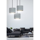 Lampa wisząca HILDE szara | Emibig - Nowoczesne oświetlenie
