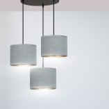 Lampa wisząca HILDE szara | Emibig - Nowoczesne oświetlenie