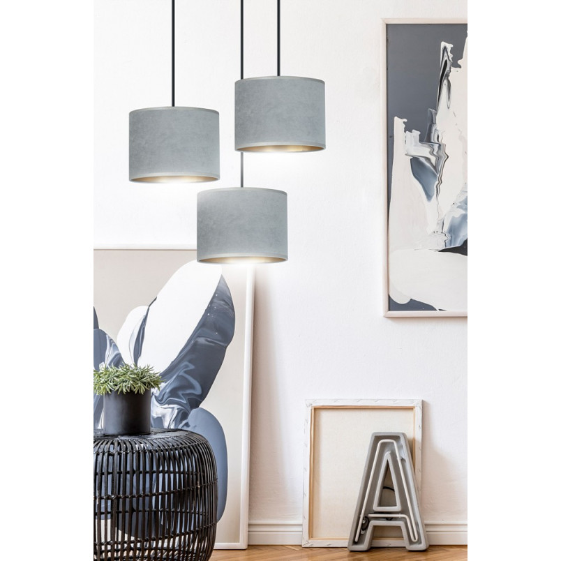 Lampa wisząca HILDE szara | Emibig - Nowoczesne oświetlenie