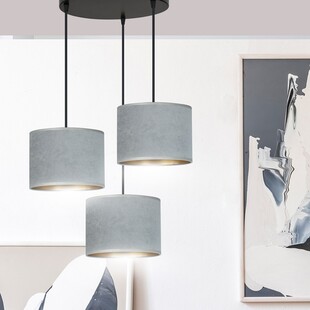 Lampa wisząca HILDE szara | Emibig - Nowoczesne oświetlenie
