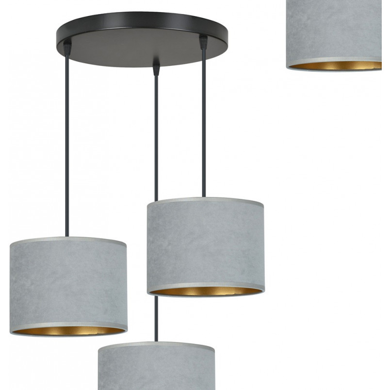 Lampa wisząca HILDE szara | Emibig - Nowoczesne oświetlenie