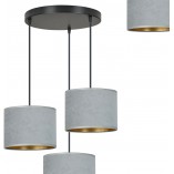 Lampa wisząca HILDE szara | Emibig - Nowoczesne oświetlenie