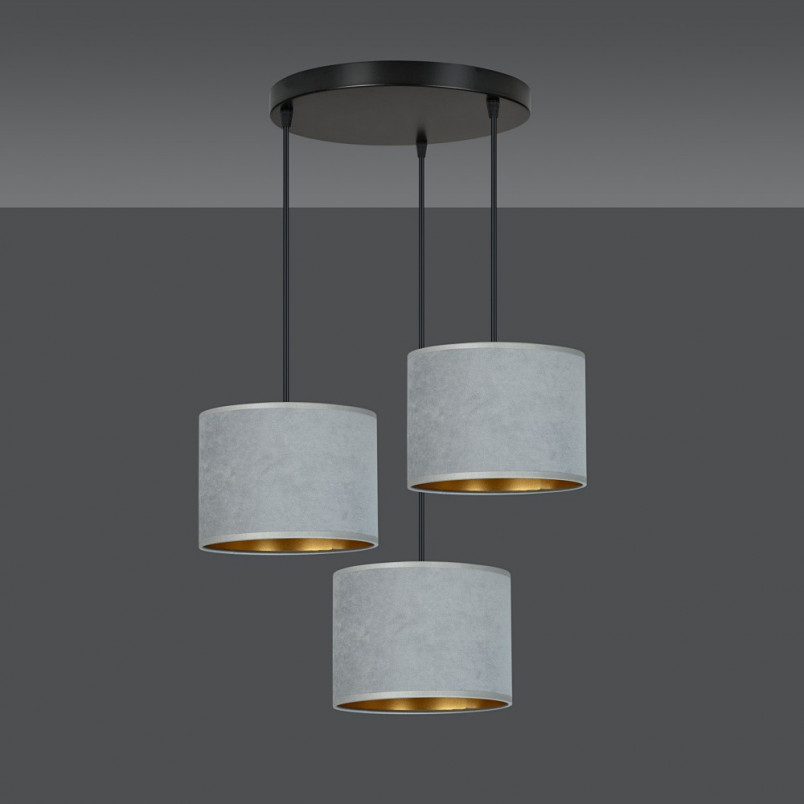 Lampa wisząca HILDE szara | Emibig - Nowoczesne oświetlenie
