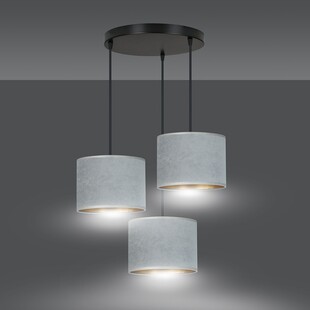 Lampa wisząca HILDE szara | Emibig - Nowoczesne oświetlenie
