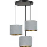 Lampa wisząca HILDE szara | Emibig - Nowoczesne oświetlenie
