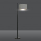 Lampa podłogowa Hilde szara Emibig | Eleganckie oświetlenie