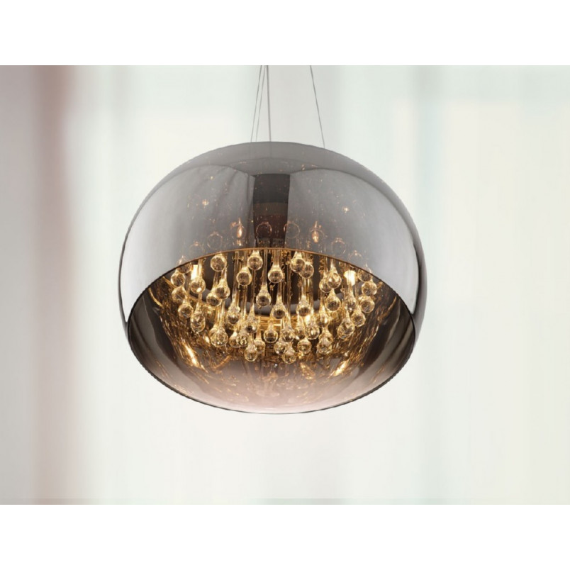 Lampa wisząca Moonlight | Glamour, chrom, kryształki | MaxLight