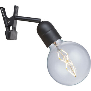 Lampka z klipsem Elegance czarna HaloDesign