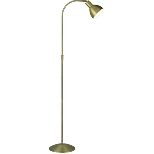 Lampa podłogowa vintage Angora mosiężna HaloDesign
