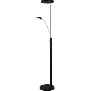 Lampa podłogowa z lampką do czytania Vegas Combi LED czarna HaloDesign
