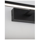 Kinkiet łazienkowy LED Cleos - czarny, 41,5cm | Decolab24