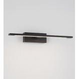 Kinkiet łazienkowy LED Cleos - czarny, 41,5cm | Decolab24