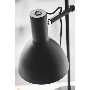 Lampa podłogowa loft Baltimore czarna HaloDesign
