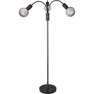 Lampa podłogowa loft Halo czarny/marmur HaloDesign