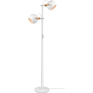 Lampa podłogowa 2 punktowa D.C biała HaloDesign
