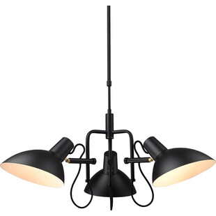 Lampa designerska Metropole 73cm czarna HaloDesign
