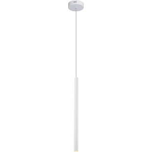 Lampa wisząca biała LED MaxLight | Minimalistyczny design