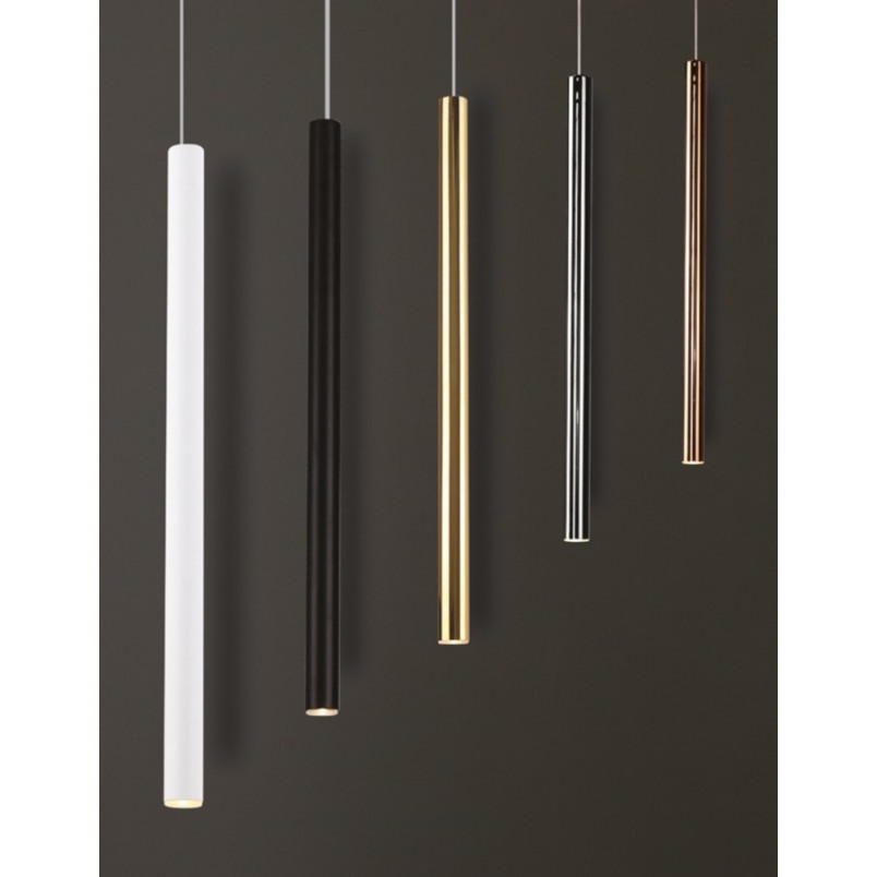 Lampa wisząca biała LED MaxLight | Minimalistyczny design
